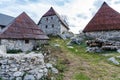 Stone houses in Lukomir, remote village in Bosnia