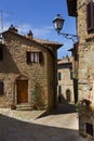 Stone Houses, Tuscany, Italy Royalty Free Stock Photo