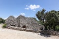 Stone huts in the Bories village in Provence, France