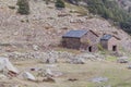 Stone huts in Parc Natural Comunal de les Valls del Comapedrosa national park in Andor