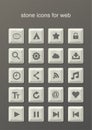 Stone icons for web