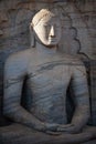 Buddha Gautama sitting in dhyana mudra Royalty Free Stock Photo