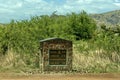 A stone indicative signboard in Pilanesberg National Park Royalty Free Stock Photo