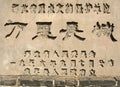 Stone-inscription of 'Great Wall of China'