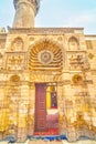 The carved iwan of Al Aqmar mosque in Cairo, Egypt