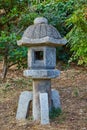 Japanese garden lantern Royalty Free Stock Photo
