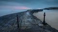 Cullercoats Harbour Jetty.