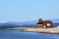 Stone Jetty Morecambe, Lake District hills beyond