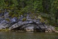 Stone Krugi - an anticlinal fold on the left bank of the Usva River
