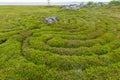 Stone labyrinths on the Bolshoy Zayatsky Island