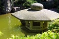 Stone lantern in the Japanese garden