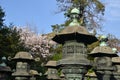 Stone lantern of Ueno Toshogu Shrine at Ueno park