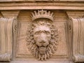 Stone Lion, Boboli Gardens, Florence Royalty Free Stock Photo
