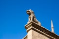 Stone lion of Saladin Citadel at Cairo Egypt