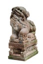 Stone lion sculpture Royalty Free Stock Photo