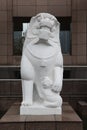 Stone lion sculpture 4 Royalty Free Stock Photo