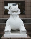 Stone lion sculpture 6 Royalty Free Stock Photo