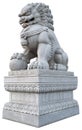 Stone Lion sculpture Royalty Free Stock Photo