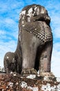 stone lion sculpture Royalty Free Stock Photo