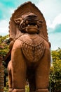 Stone Lion Sculture