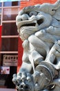 Chinatown Downtown Los Angeles, Lion Statue.