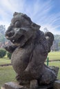 Stone lion of the 13th CE Sun Temple in Konark, Odisha, India.