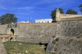 Stone lookout and walls of the old town of Elvas