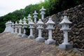Stone Made Decorations at the Udo Jingu - Shinto Shrine located in Miyazaki, Japan. This shrine is popular about love and romance.