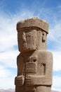 Stone Man in Tiwanaku, Bolivia