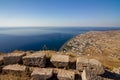 Ancient ruins and remainings, Santorini, Greece