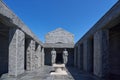 Stone mausoleum of Petar II Petrovic Njegos in Lovcen National Park in Montenegro