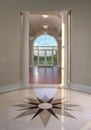 Stone medallion floor Royalty Free Stock Photo