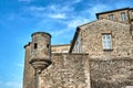 Stone, medieval walls and buildings