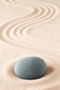 Stone meditation garden. Japanese zen concept for buddhism and mindfulness Royalty Free Stock Photo