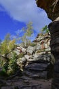 Stone megalith Feathered Guard - the second largest peak in the Kamenny Gorod tract