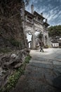 The stone memorial gateway