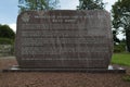 Stone in memory of the 99th Infantry Division