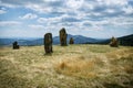 Stone monoliths in Stiavnica Mountains, Slovakia