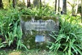 Stone Monument in commemoration of Jules Alexander Daveau