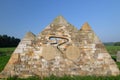 Tour de France Stone Monument at Ripley,UK. Royalty Free Stock Photo