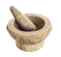 Stone morta and pestle