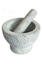 Stone mortar Royalty Free Stock Photo