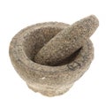 Stone mortar and pestle Royalty Free Stock Photo