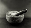 Stone Mortar and Pestle Royalty Free Stock Photo