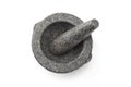 Stone mortars and pestles as cooking tools. Royalty Free Stock Photo