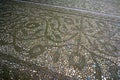 Stone mosaic floor in Alhambra Granada