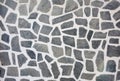 Stone mosaic wall texture background Royalty Free Stock Photo