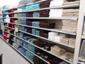 Big Lots 2017 retail discount store interior bath towels section