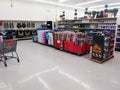 Big Lots 2017 retail discount store interior holiday area