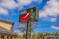 Chilis restaurant Street sign